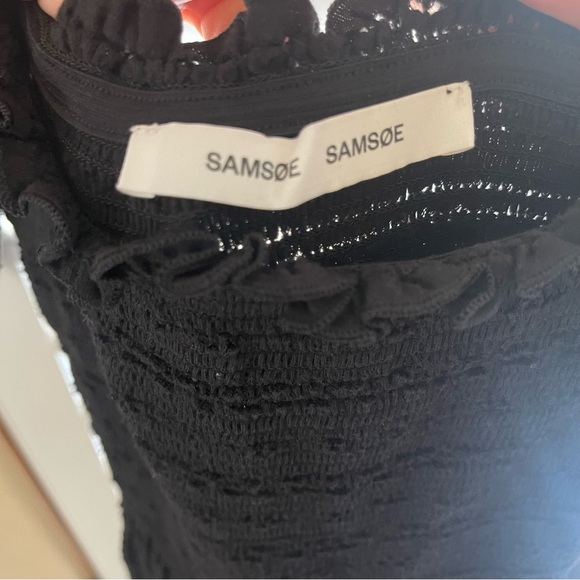 Samsoe Samsoe Pia Puff Sleeve Organic Cotton Dress, Small - Picture 4 of 7